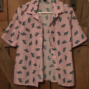 Cactus button down